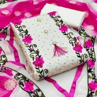 কাশ্মীরী আড়ি এম্ব্রডারী থ্রি-পিচ