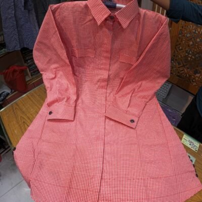 Cotton Check Shirt for Women