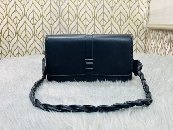 Crossbody Niche Casual Single Shoulder Female Autumn Fashion Small Square Bag Brown PU Womens Handbag RM73 (P-1371) - Image 8