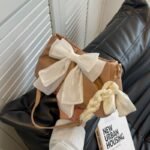 Bags Women's Small New Style Cloud Female Bowknot Fashion All-Match One-Shoulder Mini Bag Ladies Handbag Cross-Body RM78 (P-1377)