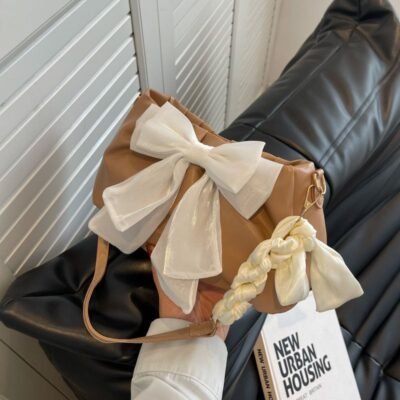 Bags Women's Small New Style Cloud Female Bowknot Fashion All-Match One-Shoulder Mini Bag Ladies Handbag Cross-Body RM78 (P-1377)