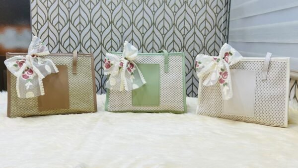 Beautiful Handwoven Straw Bag Handbag Large Capacity Shoulder Bag-113 (P-1576) - Image 5