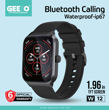 W12 Bluetooth Calling Smart watch (P-1736)