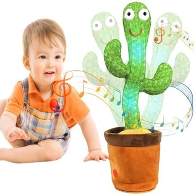 HelloKimi Singing Dancing Cactus Plush Toy