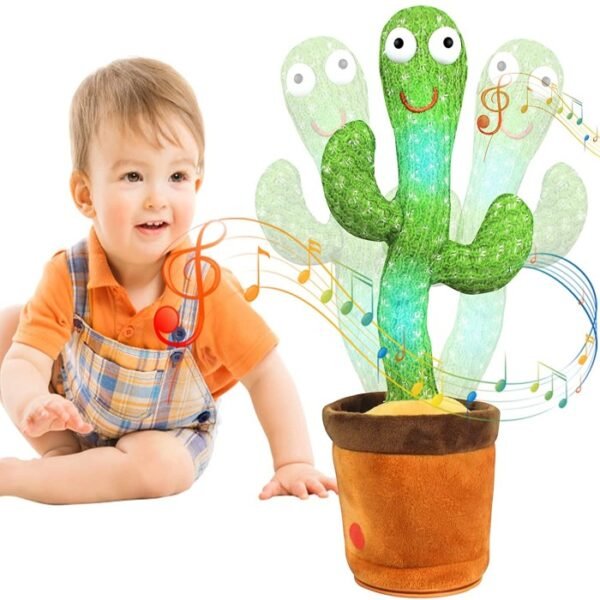 HelloKimi Singing Dancing Cactus Plush Toy